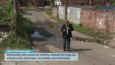 Moradores reclamam de infraestrutura na Rua São Raimundo 