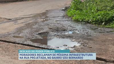 Moradores reclamam de infraestrutura no bairro São Bernardo
