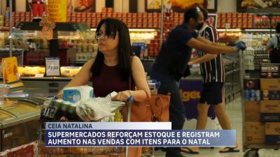 Supermercados reforçam estoque e registram aumento nas vendas com itens para o Natal
