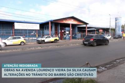 Obras na Avenida Lourenço Vieira da Silva causam alterações no trânsito em SL