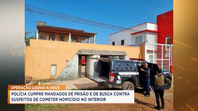 PC cumpre mandados de prisão e de busca contra suspeitos de homicídio