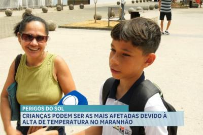 Crianças podem ser as mais afetadas devido à alta de temperatura no Estado