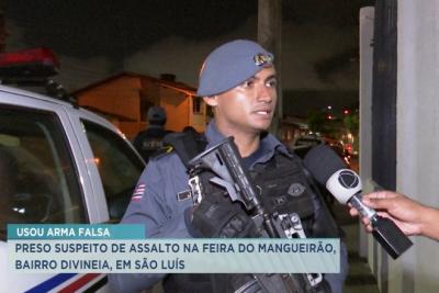 PM prende suspeito de assalto no bairro Divineia, em São Luís