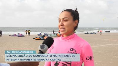 Décima edição do Campeonato Maranhense de Kitesurf movimenta praia na capital