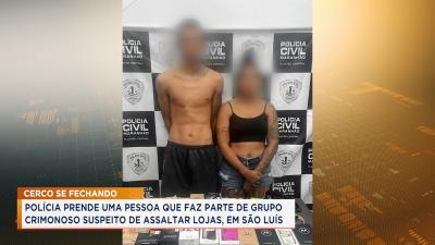 Polícia prende dupla investigada por tentativa de assalto em São Luís