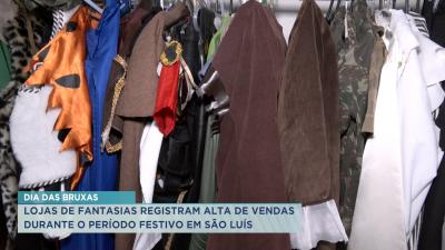 Lojistas estão confiantes para boas vendas com fantasias para o Halloween