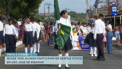 Desfile Cívico é realizado em São José de Ribamar