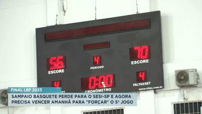 Sampaio Basquete perde dentro de casa em 3º duelo pelo título da LBF