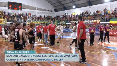Sampaio Basquete vence Sesi e leva decisão da LBF para 5º jogo da série