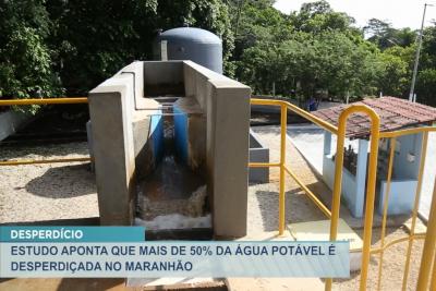 Estudos apontam mais de 50% no  desperdício de água potável no MA 