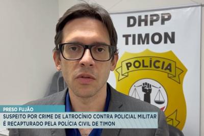 Timon: jovem é recapturado pela polícia após fuga de presídio