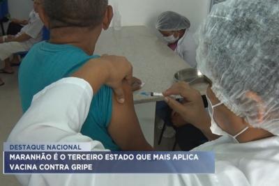Gripe: Maranhão é 3º em ranking nacional da campanha de vacinação