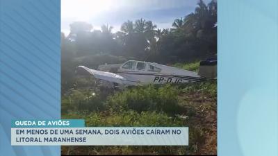 Em menos de uma semana, dois aviões caíram no litoral maranhense