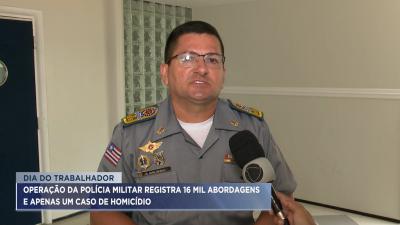 Dia do Trabalhador: PM registra 1 homicídio no feriado prolongado