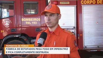 Imperatriz: fábrica de estofados fica destruída após incêndio