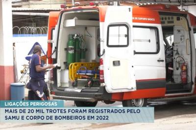 Mais de 20 mil trotes são registrados pelo SAMU e Corpo de Bombeiros no MA