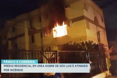 Apartamento pega fogo no bairro Renascença