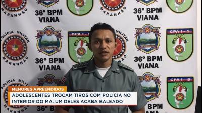 Matinha: adolescentes de 14 e 15 anos trocam tiros com polícia, um deles acaba baleado