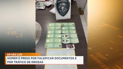 Polícia Civil prende homem com documentos falsos e drogas em São Luís