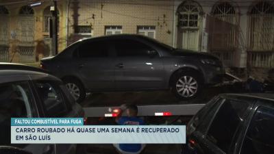 PM recupera carro roubado no bairro Cohajap, em São Luís