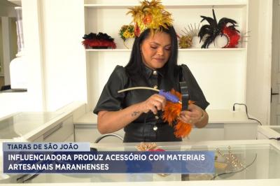 São João: veja dicas para customizar tiaras com produtos típicos do MA