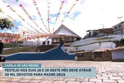 Festejo na Capela de São Pedro deve atrair 50 mil devotos no bairro Madre Deus