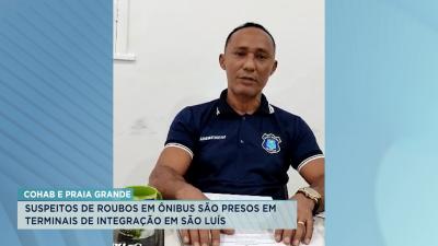 Suspeitos de roubos são presos em terminais de integração em São Luís