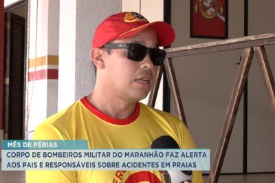 Corpo de Bombeiros alerta para acidentes em praias durante as férias 