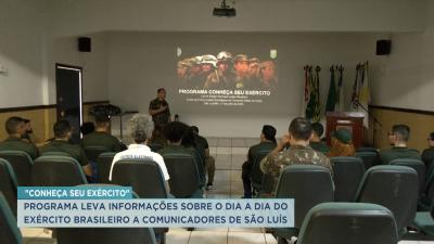 Programa leva informações sobre rotina do Exército Brasileiro a comunicadores de São Luís