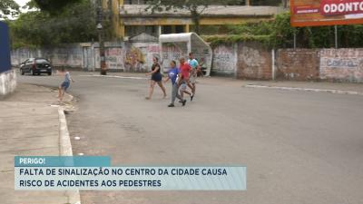 Falta de sinalização causa risco de acidentes de trânsito no centro de São Luís