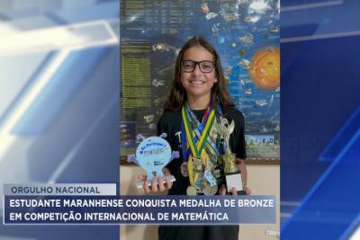 Estudante maranhense conquista pódio em competição internacional de matemática 