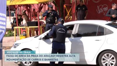 Guarda Municipal acompanha circulação de veículos em praias de Ribamar