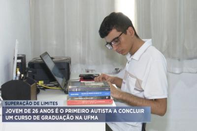 Jovem de 26 anos é o primeiro aluno autista a concluir curso de graduação na UFMA