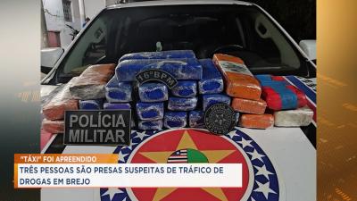 Polícia apreende entorpecentes em táxi no interior do MA