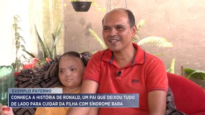 Conheça Ronald, um pai que deixou tudo de lado para cuidar da filha com síndrome rara