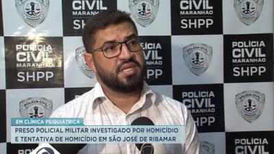 Preso policial militar investigado por homicídio e tentativa de homicídio em São José de Ribamar