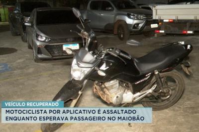 Motociclista por aplicativo é vítima de assalto em Paço do Lumiar