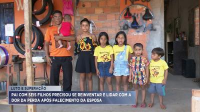 Pai maranhense se reinventa para cuidar dos 6 filhos pequenos