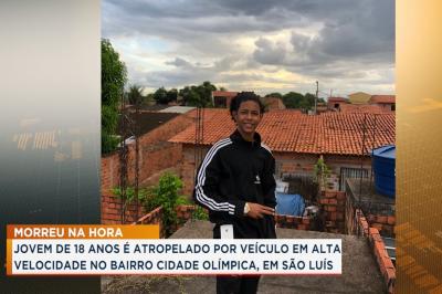Jovem é atropelado no bairro Cidade Olímpica, em São Luís