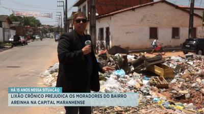 Moradores denunciam descarte irregular de lixo na Areinha