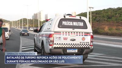 PM reforça policiamento durante o feriado prolongado em São Luís