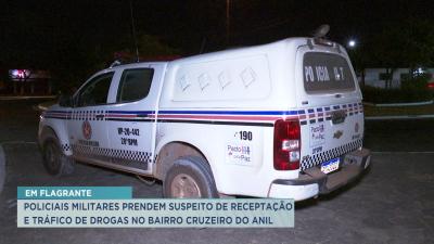 Preso suspeito de tráfico de drogas no bairro Cruzeiro do Anil