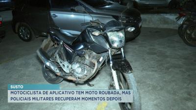 PM recupera motocicleta roubada no bairro Cohab, em São Luís