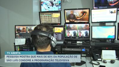 Mais de 80% da população de São Luís consome programação da TV aberta