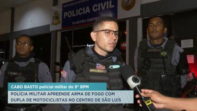 PM apreende arma de fogo no centro de São Luís 