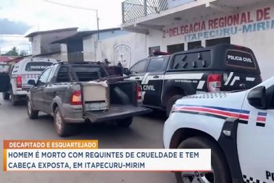 Preso suspeito de esquartejar homem em Itapecuru-Mirim