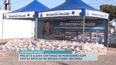 Caravana do Bem entrega cestas básicas para famílias da área Itaqui-Bacanga