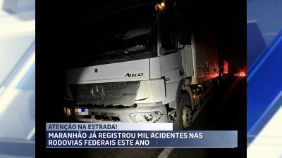 Maranhão já registrou mil acidentes nas rodovias federais em 2023