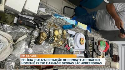 Polícia realiza operação de combate ao tráfico em Bacabal