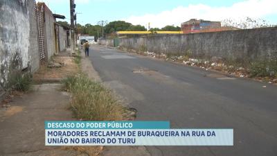 Moradores do Turu reclamam das condições da Rua da União